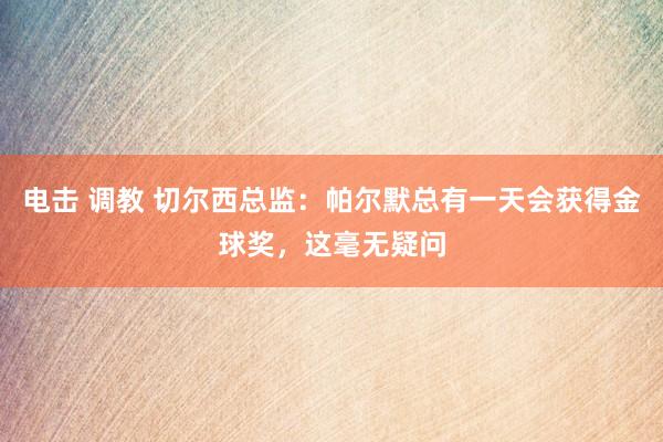 电击 调教 切尔西总监：帕尔默总有一天会获得金球奖，这毫无疑问
